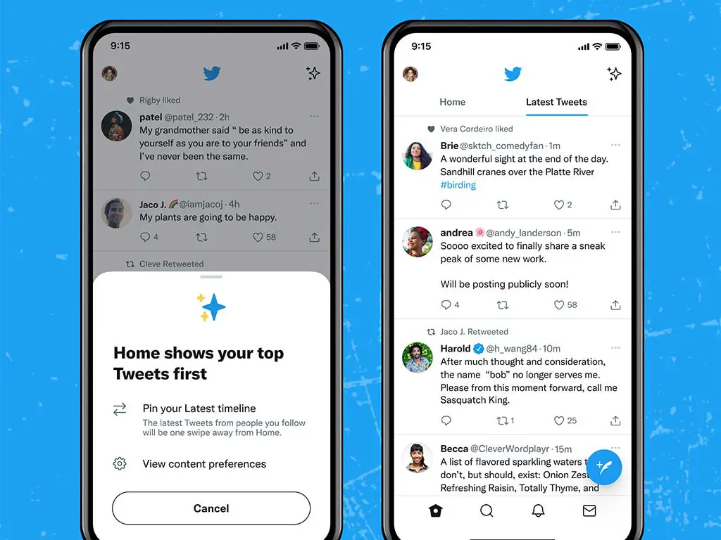 twitter chronological feed