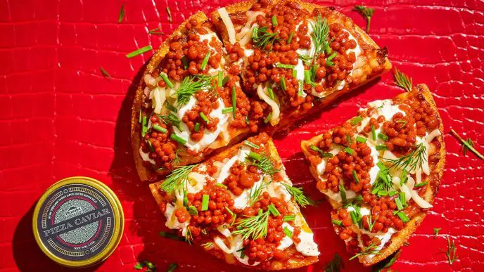 Pizza Hut caviar